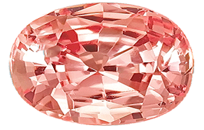 Orangy-Pink Sapphire